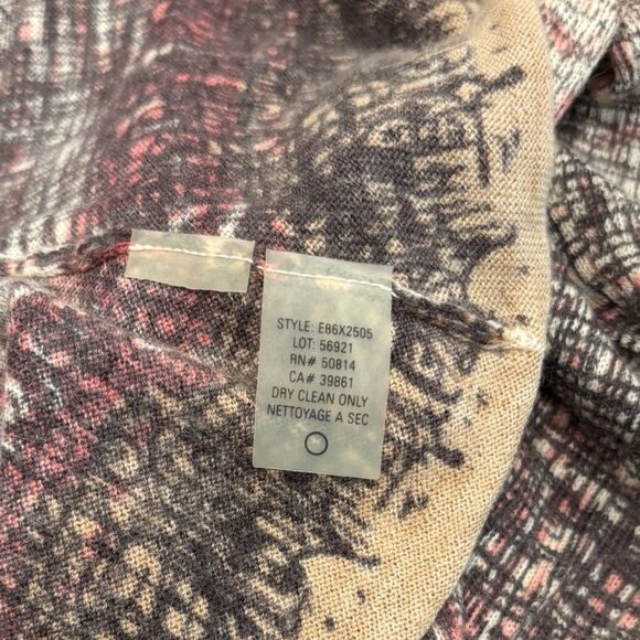 Elie Tahariβ 100% Cashmere Gradient Turtleneck Sweater β XS π€ Ivory to Merlot - Picture 5 of 5